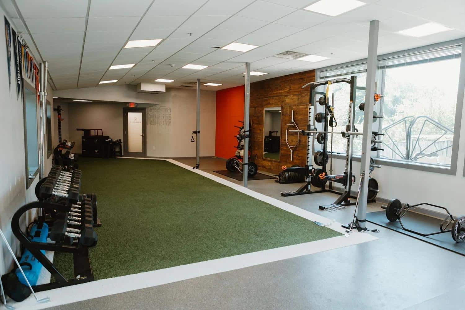 RPS Fitness training facility at KOHR Golf with turf and equipment